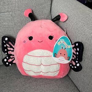 NWT 6" Andreina Pink Monarch Butterfly Squishmallow
